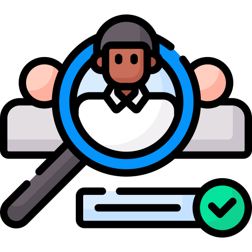Talent identification and alignment icon
